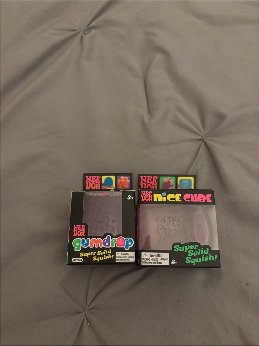 Gumdrop Super Solid Squish and nice cube Stress Toy - Purple